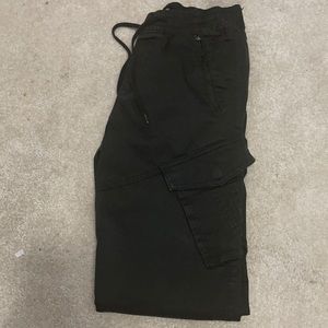 black cargo jogger pants hollister XS